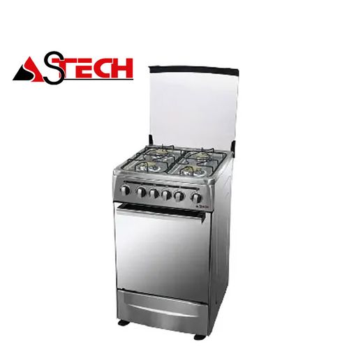 Astech Cuisinière à XA50GGaz 4 Feux 50X50cm - S - Inox