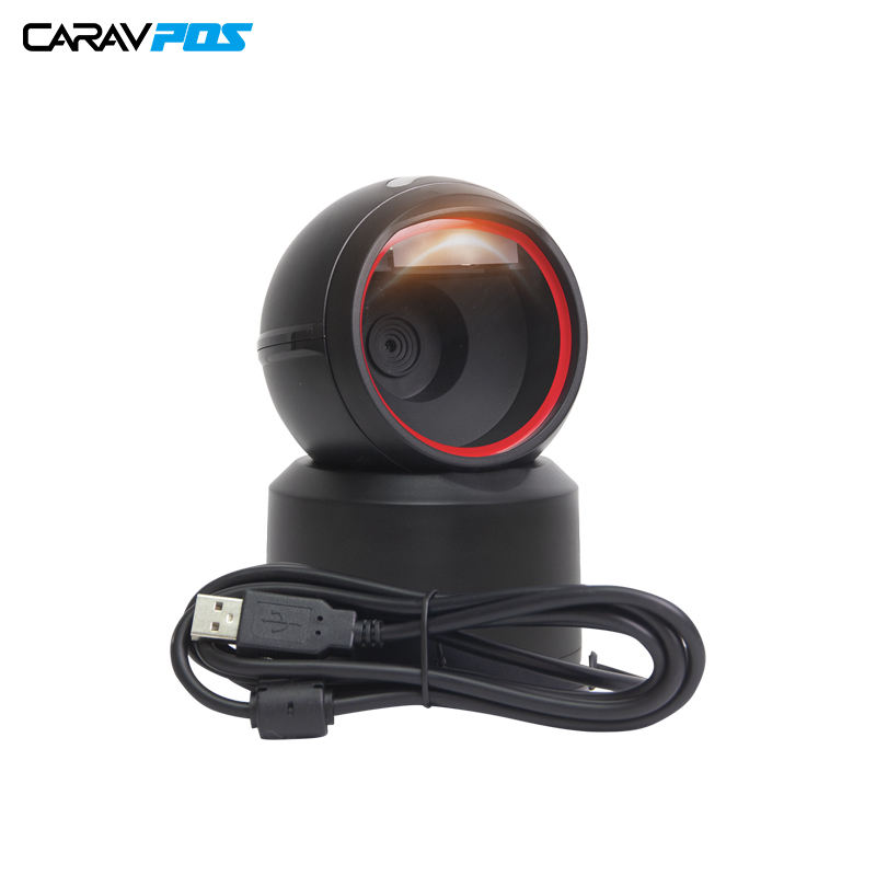 Vue 2 de Scanner Lecteur code barre Carave BS-730 2D