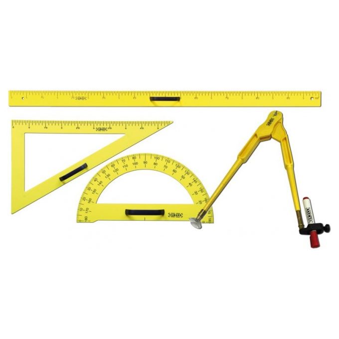 Vue 2 de KIT Géométrique Couleur Jaune pour Enseignant