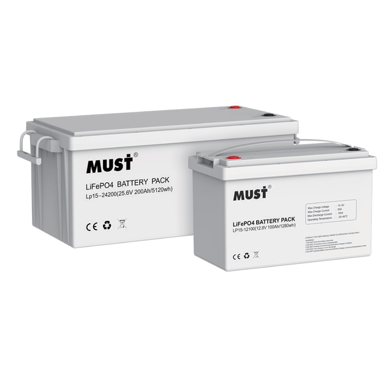 Batterie solaire domestique 24 Voltes 2560WH  Lithium Ion pour un stockage d'énergie